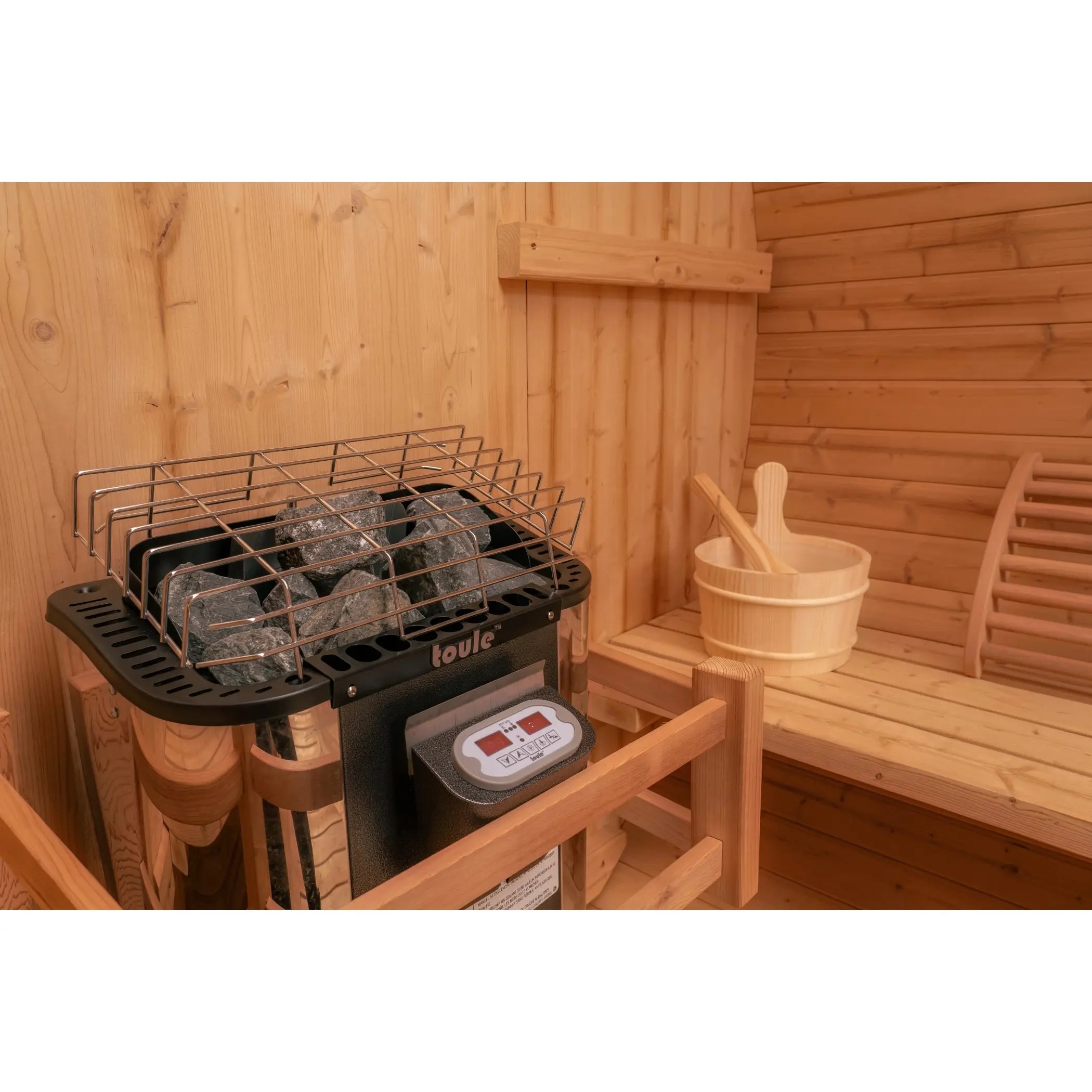 6 FT Classic Thermowood Barrel Sauna  - 4-6 Person - Image 5