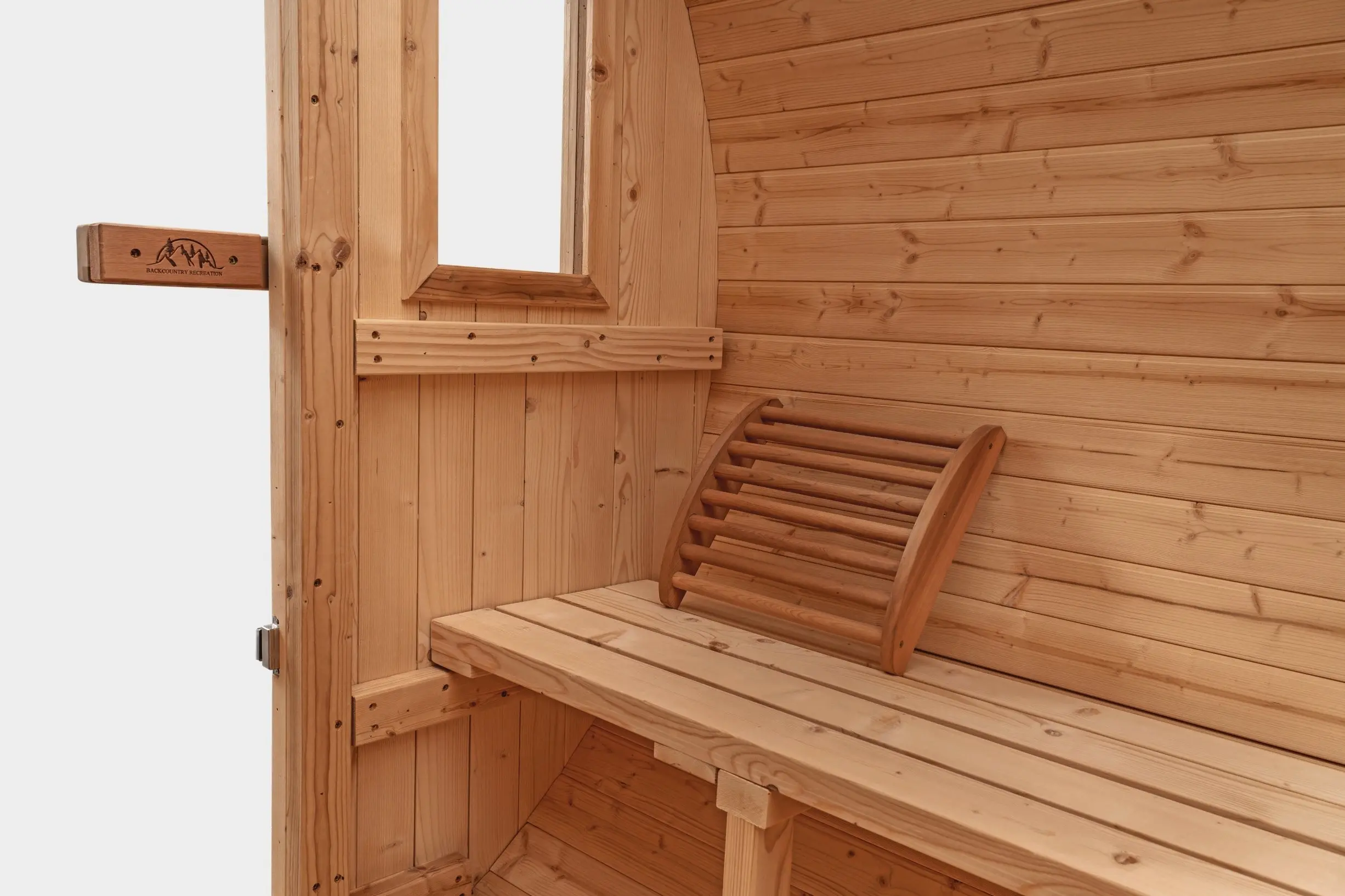 8 FT Classic Thermowood Barrel Sauna  - 6-8 Person - Image 15