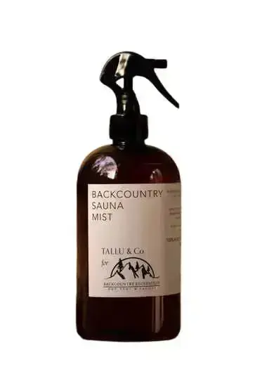 Backcountry Recreation Sauna Mist by Tallu & Co.