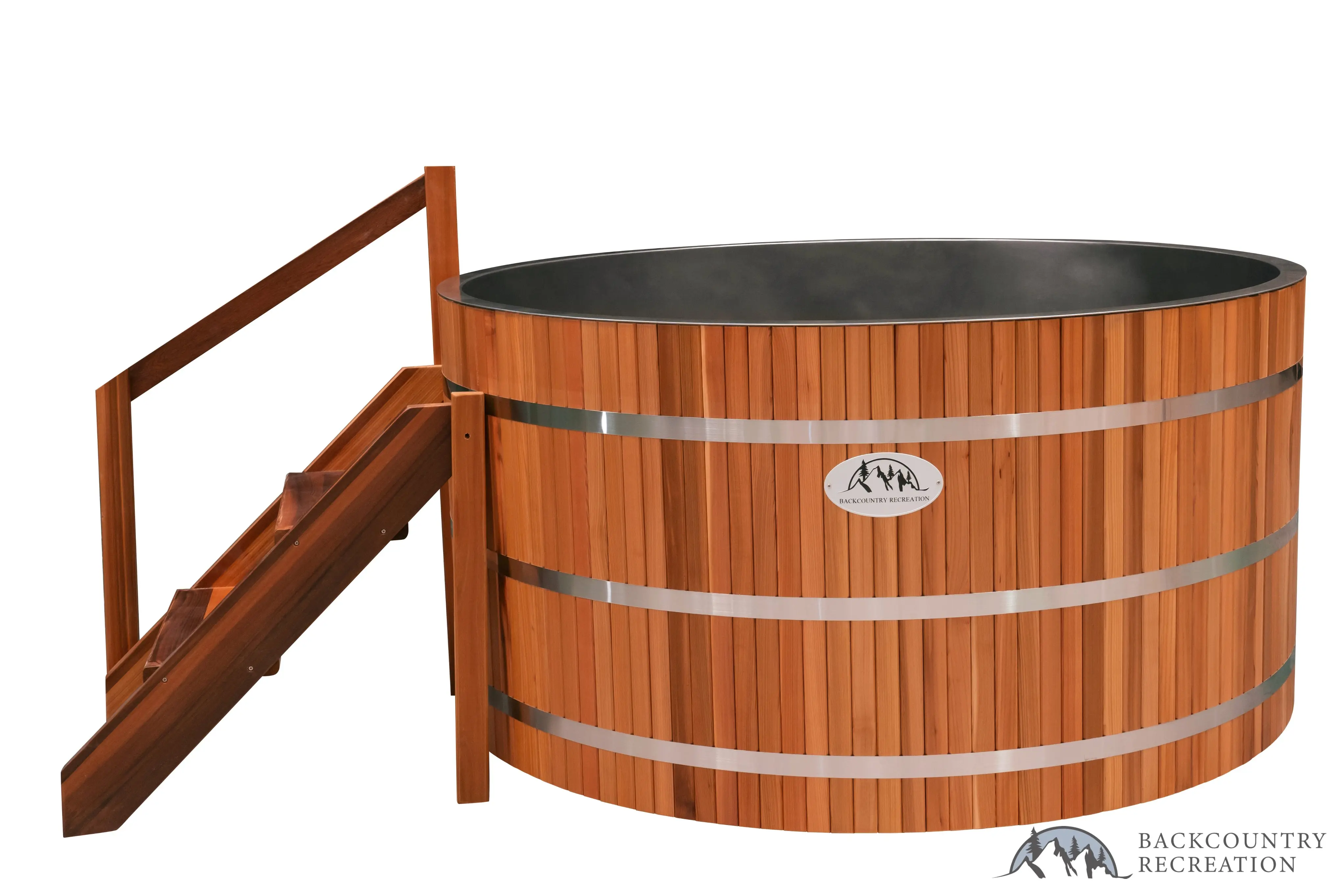 Lifetimer ™ Cedar Hot Tub w/ Stainless Steel Liner - Electric Heater (6 Person) - Image 12