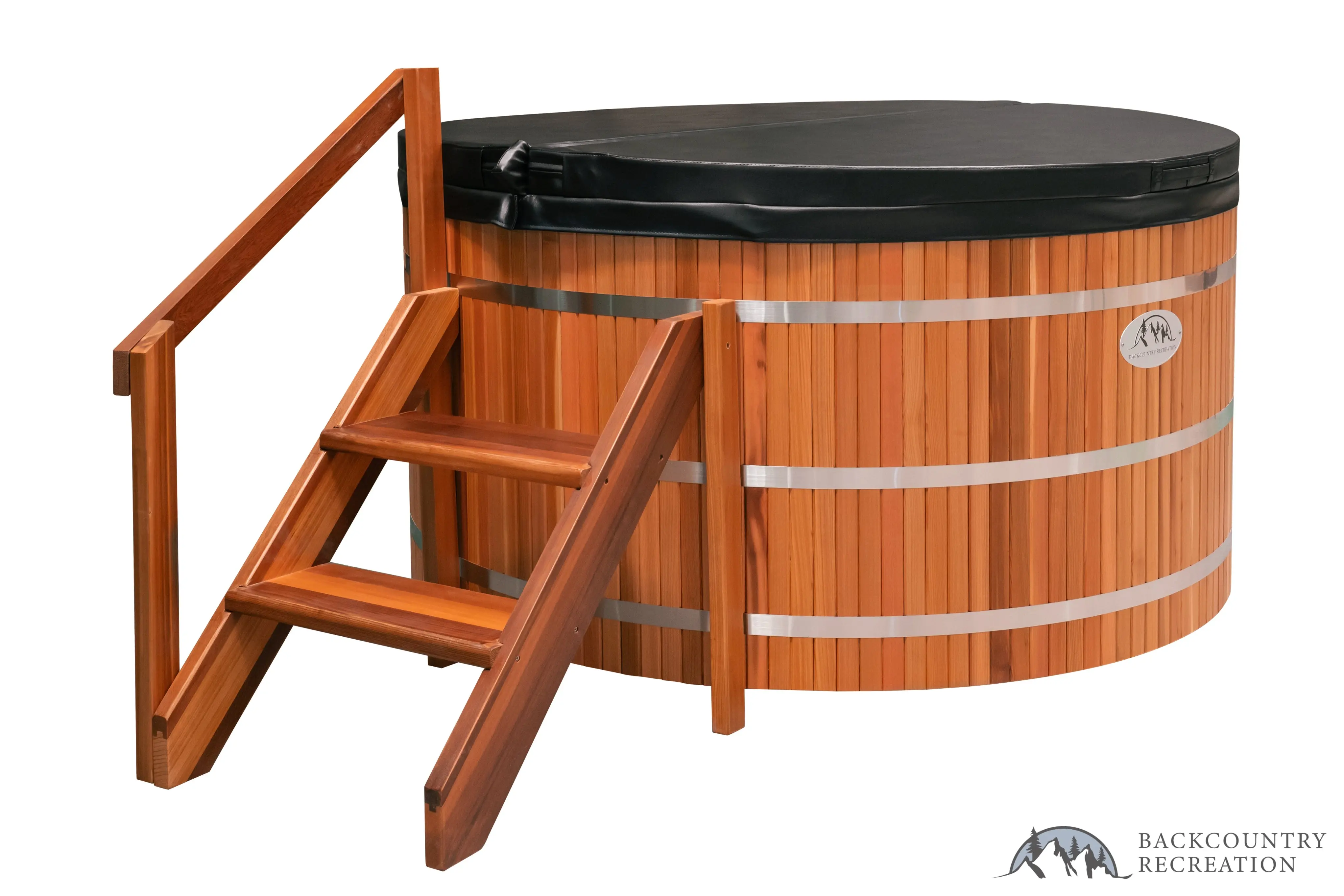 Lifetimer ™ Cedar Hot Tub w/ Stainless Steel Liner - Electric Heater (6 Person) - Image 16