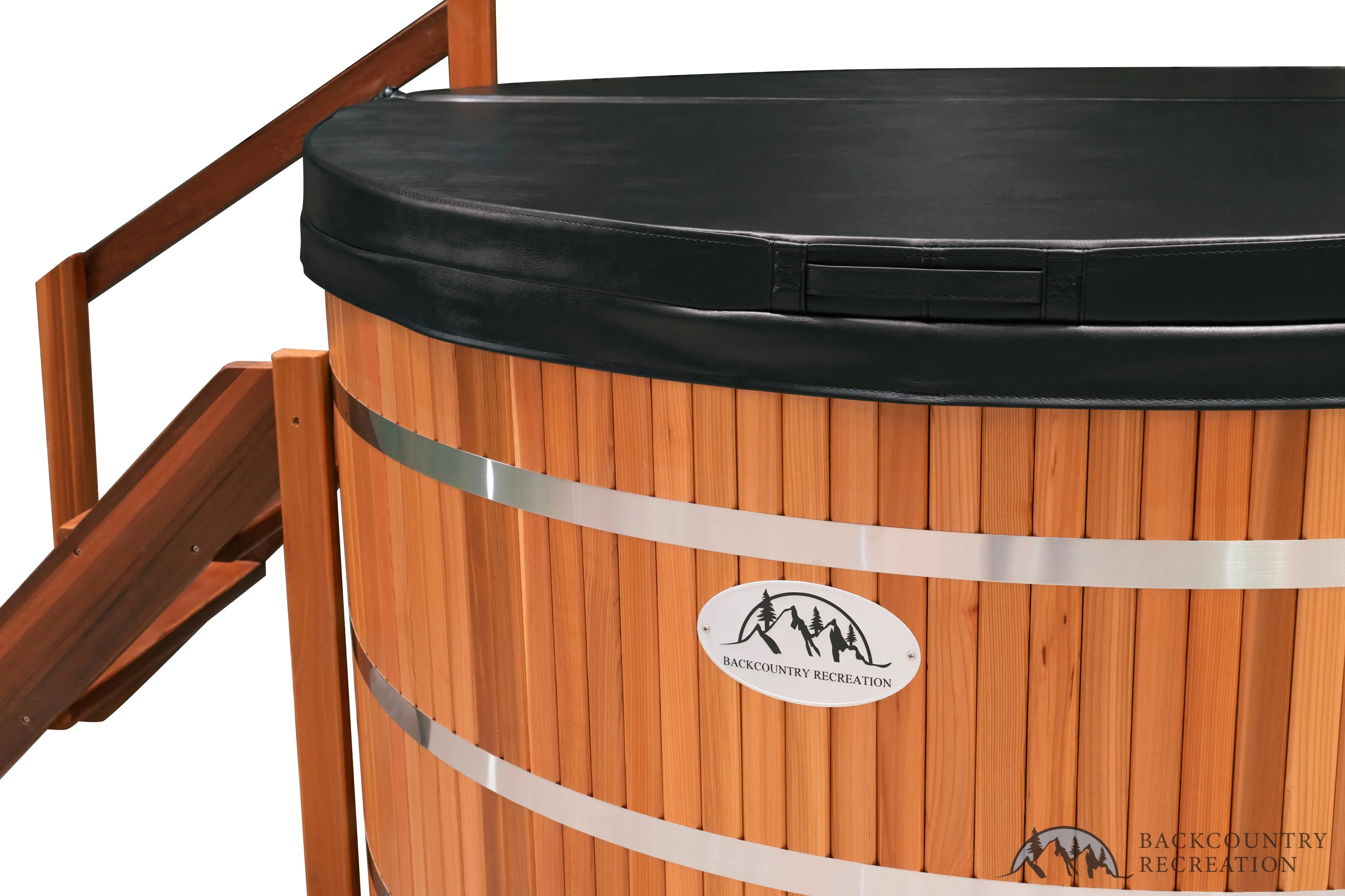 Lifetimer ™ Cedar Hot Tub w/ Stainless Steel Liner - Electric Heater (6 Person) - Image 17