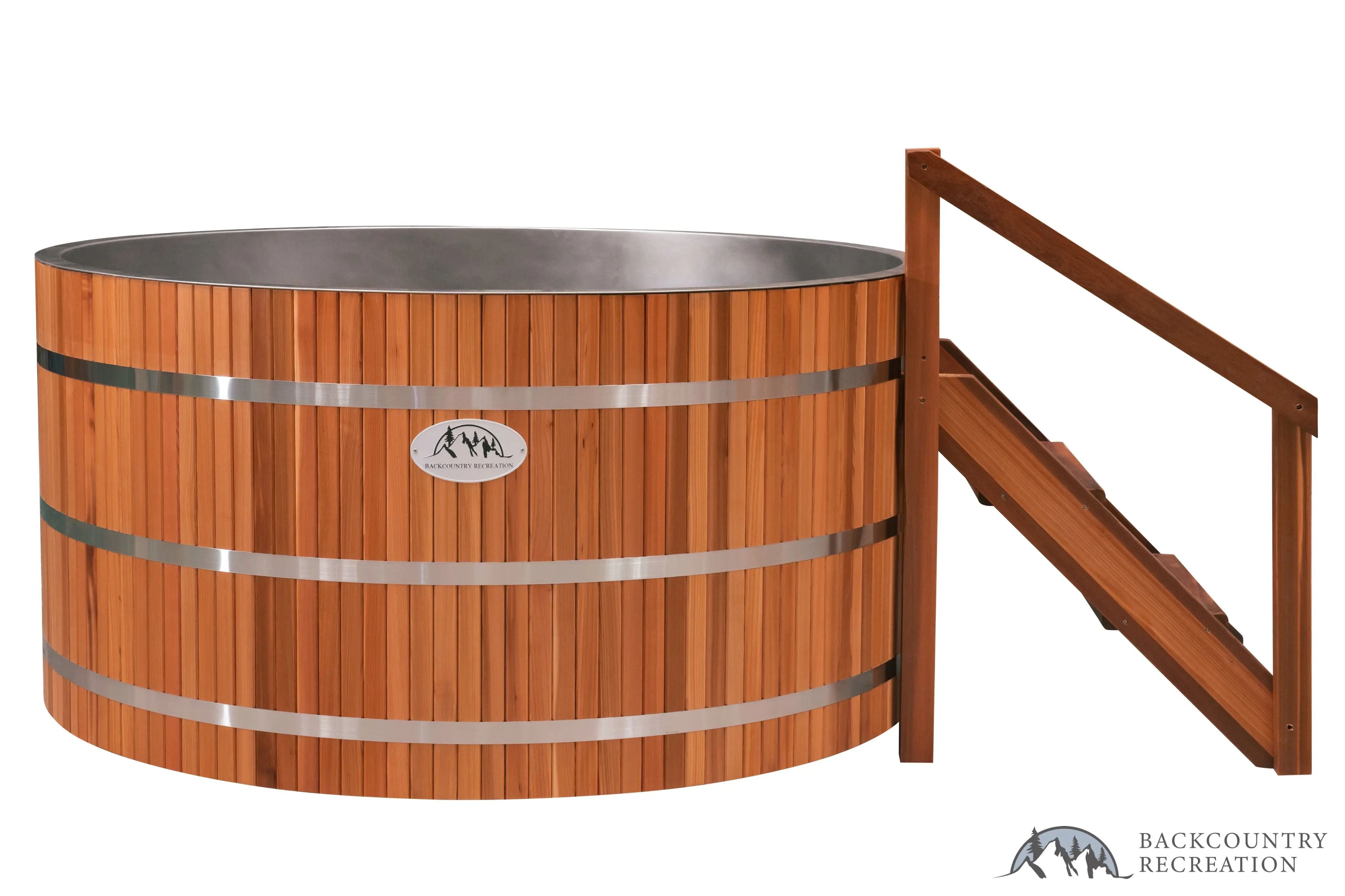 Lifetimer ™ Cedar Hot Tub w/ Stainless Steel Liner - Electric Heater (6 Person) - Image 21