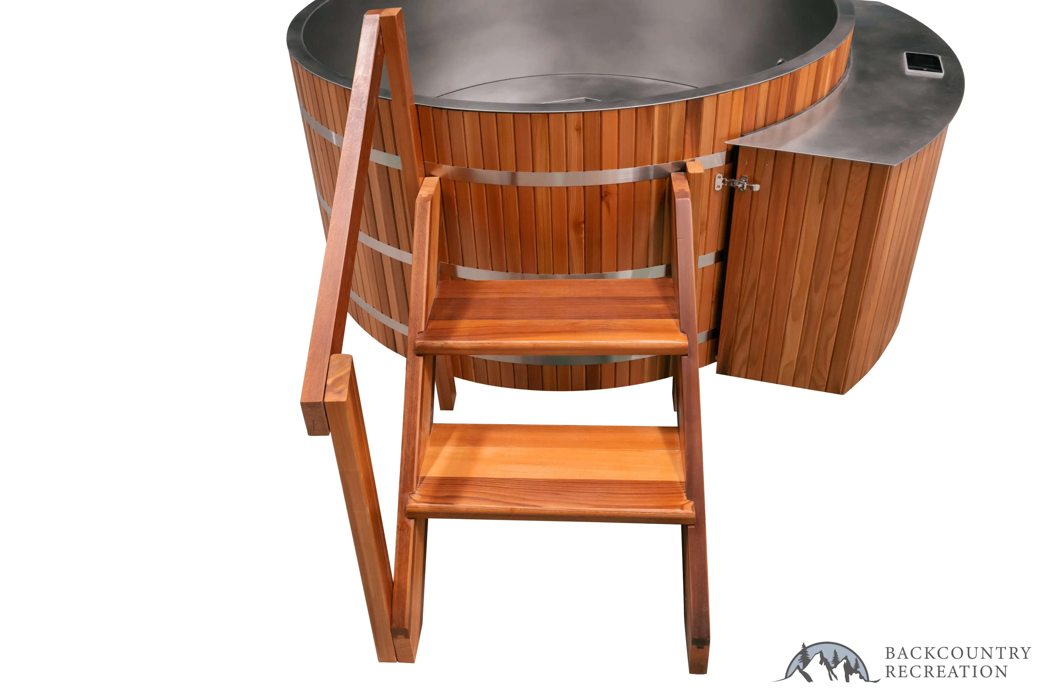 Lifetimer ™ Cedar Hot Tub w/ Stainless Steel Liner - Electric Heater (6 Person) - Image 24