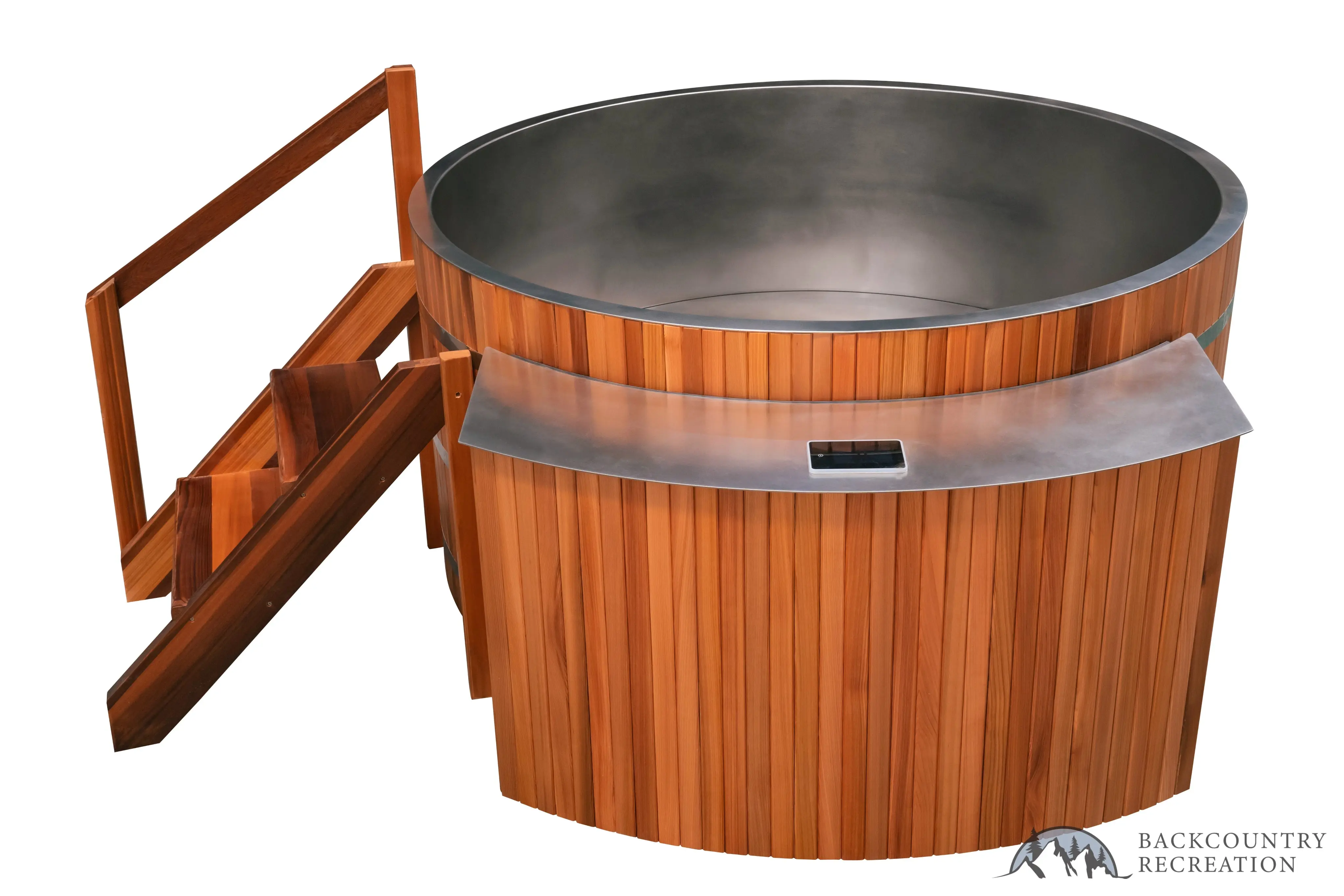 Lifetimer ™ Cedar Hot Tub w/ Stainless Steel Liner - Electric Heater (6 Person) - Image 5