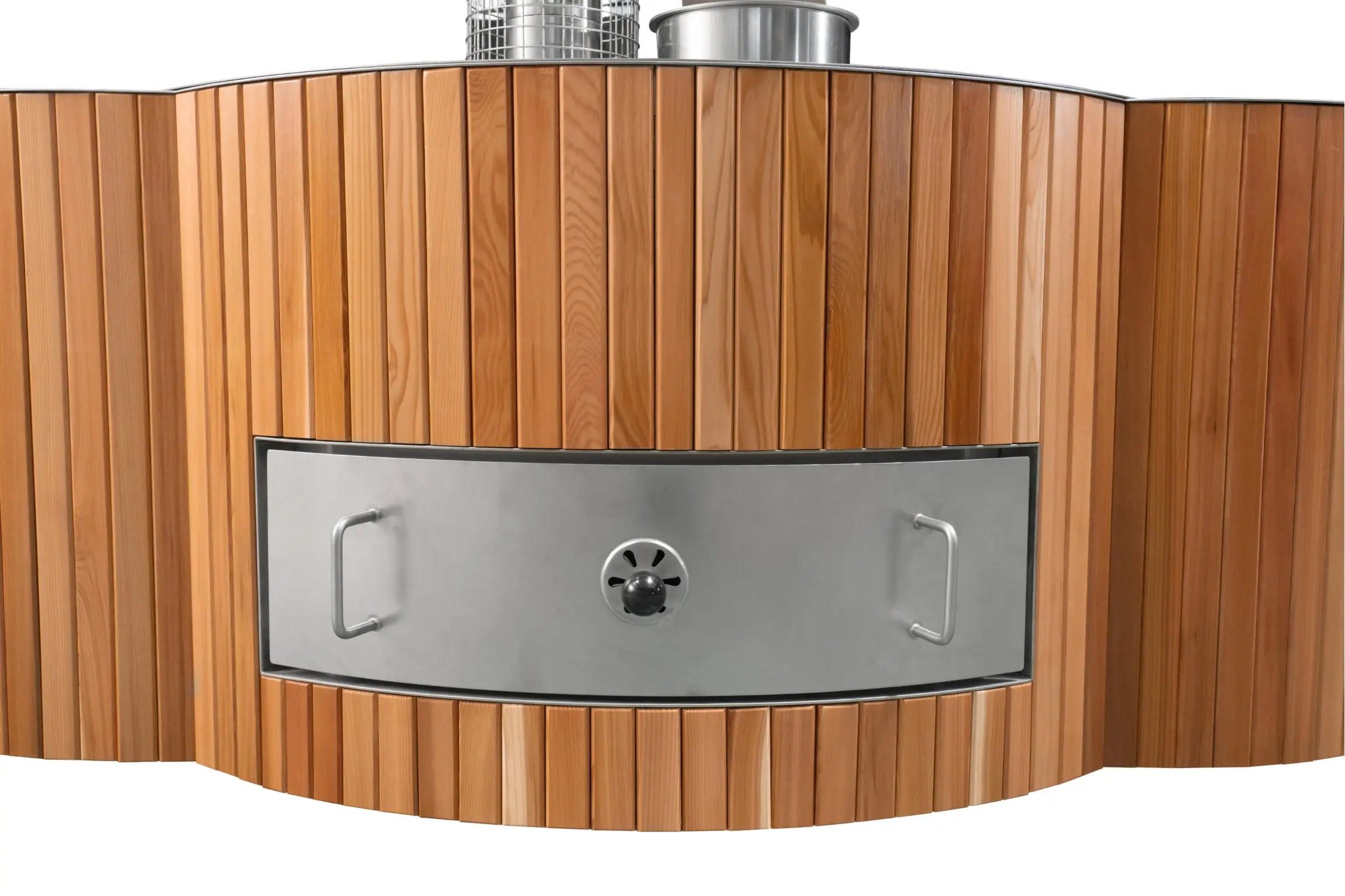 Lifetimer ™ Cedar Hot Tub  w/ Stainless Steel Liner - Wood Fired (2 Person) - Image 12