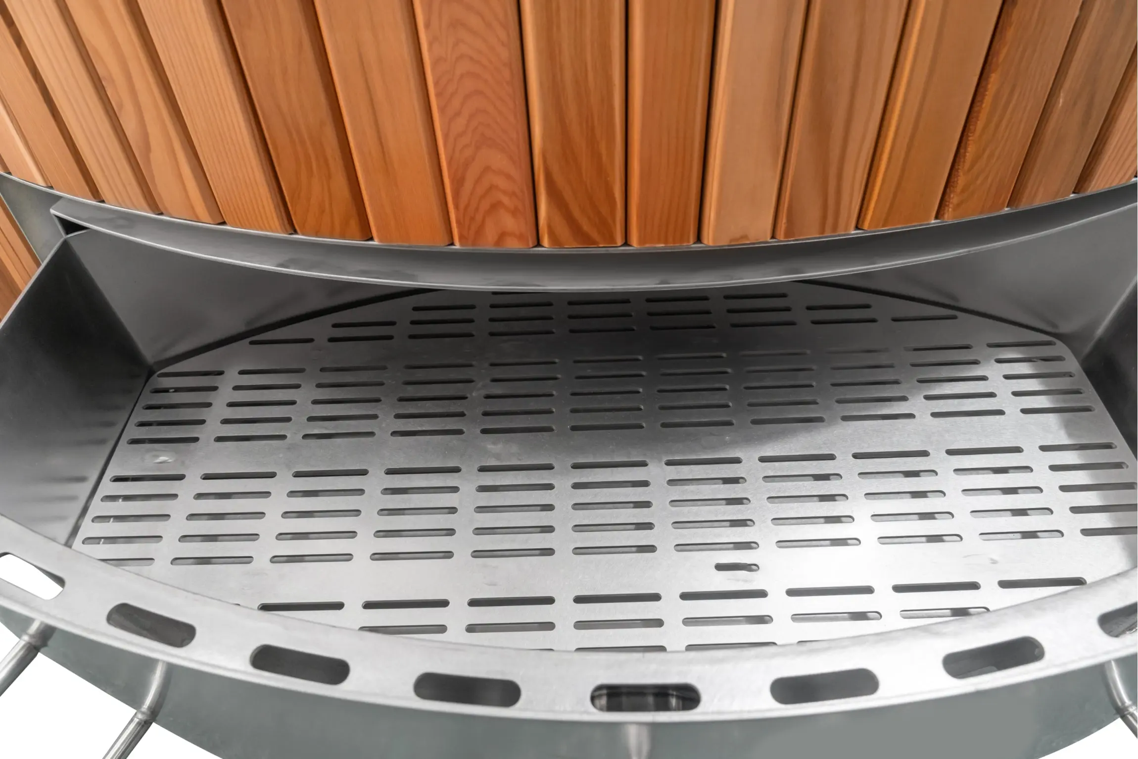 Lifetimer ™ Cedar Hot Tub  w/ Stainless Steel Liner - Wood Fired (2 Person) - Image 13