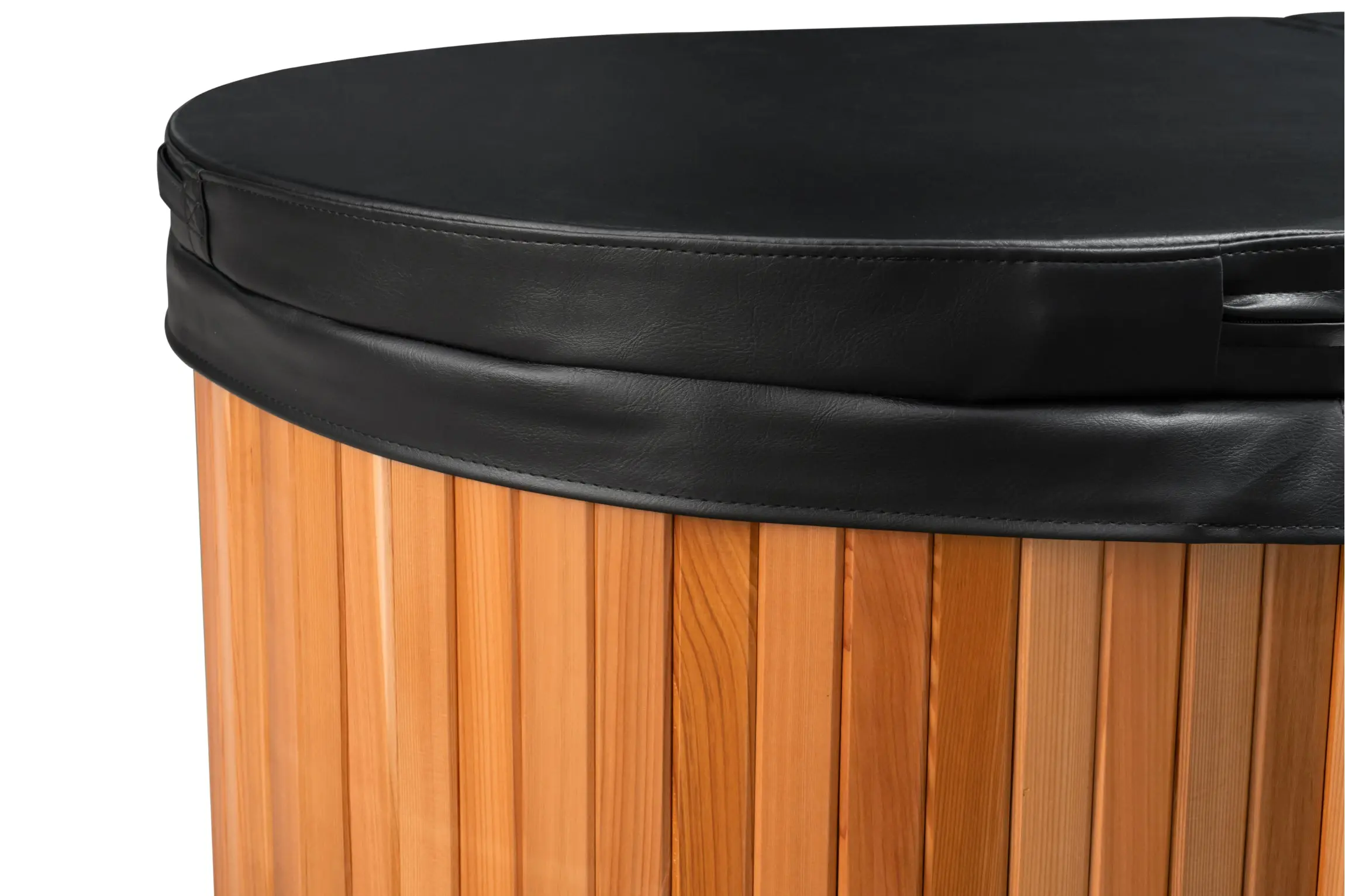 Lifetimer ™ Cedar Hot Tub  w/ Stainless Steel Liner - Wood Fired (2 Person) - Image 20